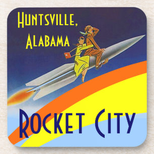 Coaster Vintage Rocket City Huntsville Alabama AL