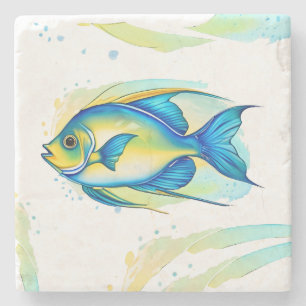 Coaster - Watercolor Series: Angelfish