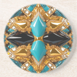 Coaster with Bahamas Colours Design