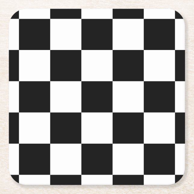 Coaster with Chequered Design (Front)