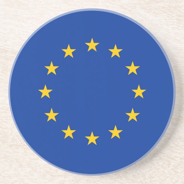Coaster with Flag of European Union (Front)