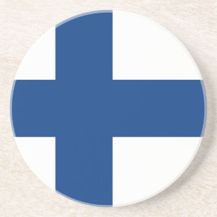 Coaster with Flag of Finland
