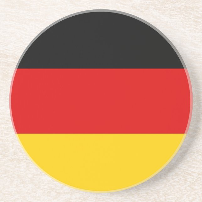 Coaster with Flag of Germany (Front)