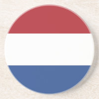 Coaster with Flag of Netherlands