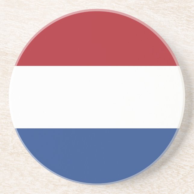 Coaster with Flag of Netherlands (Front)