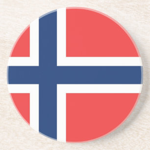 Coaster with Flag of Norway