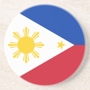 Coaster with Flag of Philippines