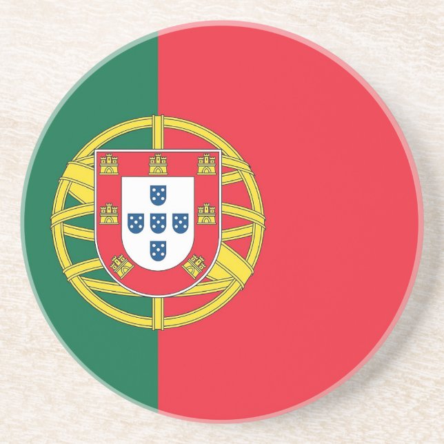 Coaster with Flag of Portugal (Front)