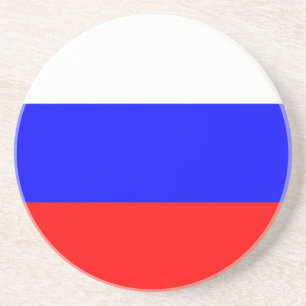 Coaster with Flag of Russia