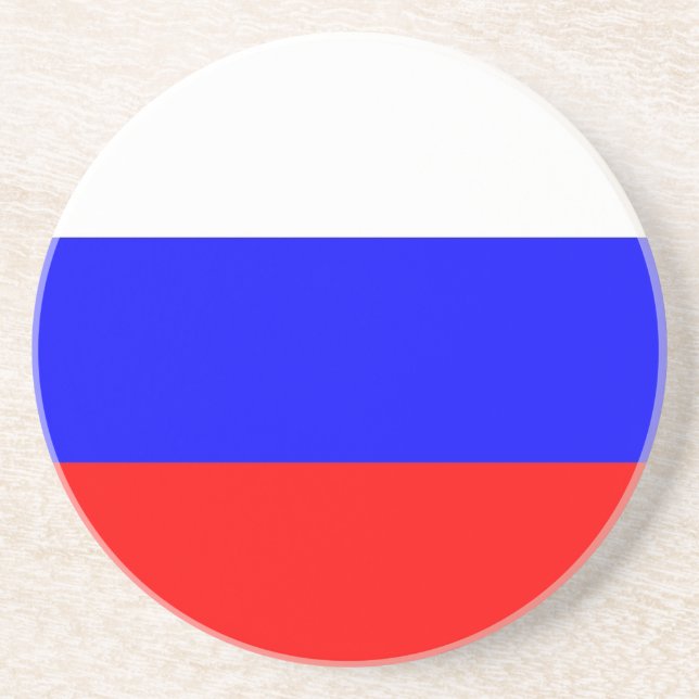 Coaster with Flag of Russia (Front)