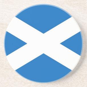 Coaster with Flag of Scotland