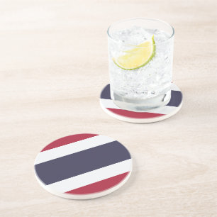 Coaster with Flag of Thailand