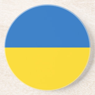 Coaster with Flag of Ukraine
