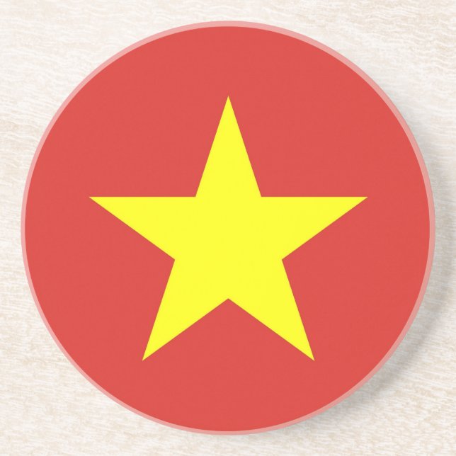 Coaster with Flag of Vietnam (Front)