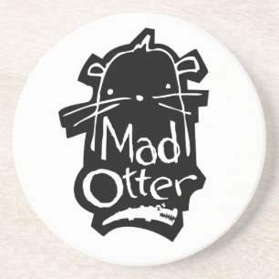Coaster with Mad Otter logo