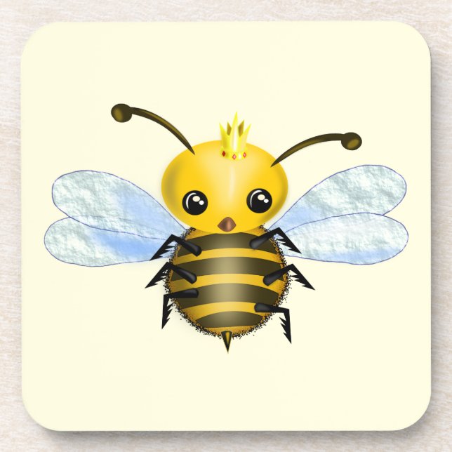 Coaster with Queen Bee (Front)