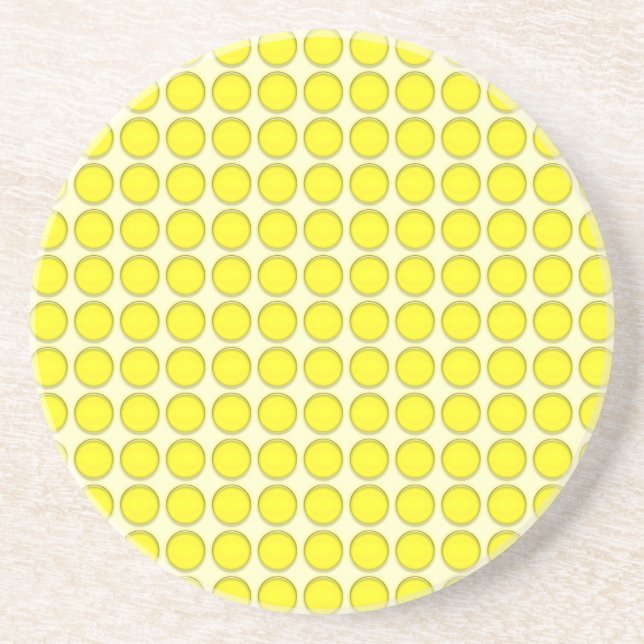 Coaster - Yellow Dots (Front)