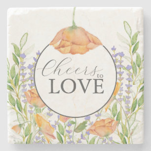Coasters Cheers Wildflower Wedding Theme