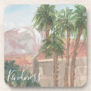 Coasters "Palm Springs Watercolor Sketch"