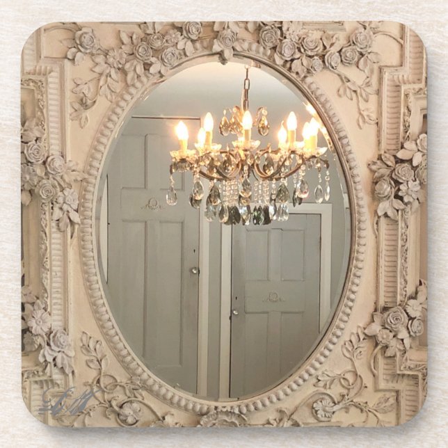 Coasters with a touch of renaissance chic!  (Front)