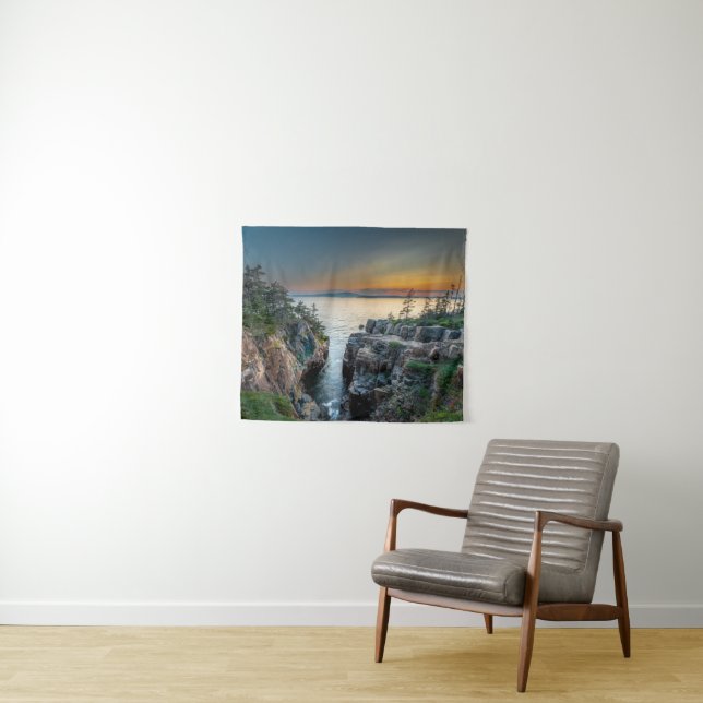 Coastline | Acadia National Park, Maine Tapestry (In Situ (Horizontal))