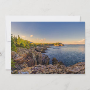 Coastline   Acadia National Park, Schooner Head Thank You Card