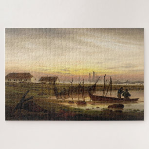 Coastline at Dusk by Caspar David Friedrich Jigsaw Puzzle