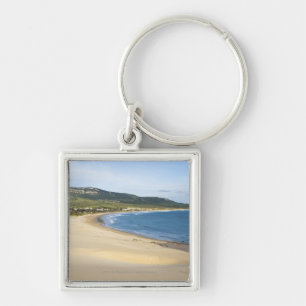 Coastline Beach Along The Coast Near Tarifa Key Ring