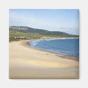 Coastline Beach Along The Coast Near Tarifa Magnet