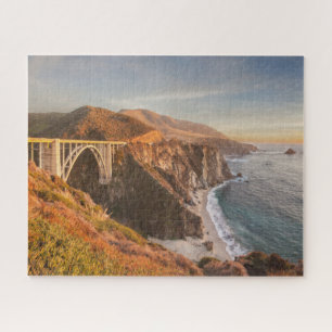 Coastline Bixby Bridge, Big Sur California Jigsaw Puzzle