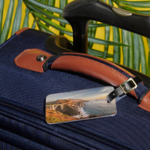 Coastline   Bixby Bridge, Big Sur California Luggage Tag