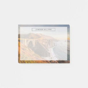 Coastline Bixby Bridge, Big Sur California Post-it Notes