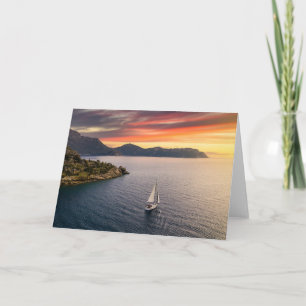 Coastline Bodrum, Turkey Card