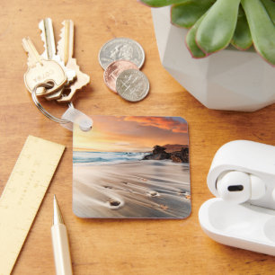 Coastline Canary Islands, Spain Key Ring