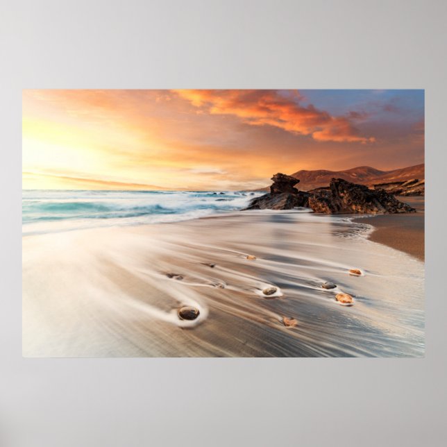 Coastline | Canary Islands, Spain Poster (Front)