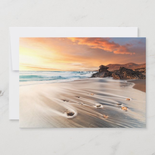Coastline | Canary Islands, Spain Thank You Card (Front)