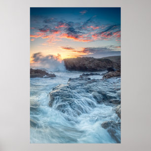 Coastline Carmel California Poster