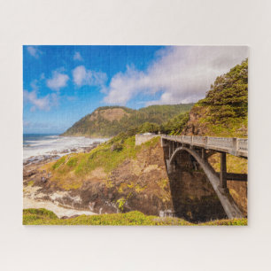 Coastline   Cook's Chasm, Yachats, Oregon Jigsaw Puzzle