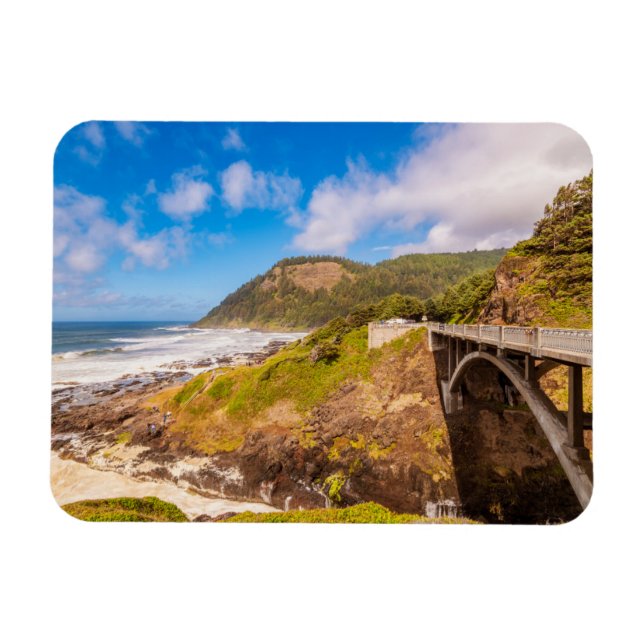 Coastline | Cook's Chasm, Yachats, Oregon Magnet (Horizontal)