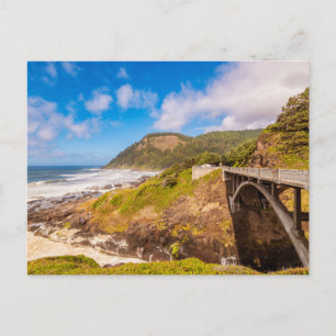 Coastline Cook's Chasm, Yachats, Oregon Postcard
