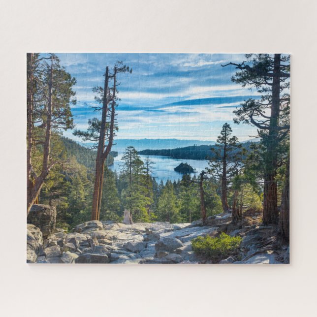 Coastline | Emerald Bay, Lake Tahoe, California Jigsaw Puzzle (Horizontal)