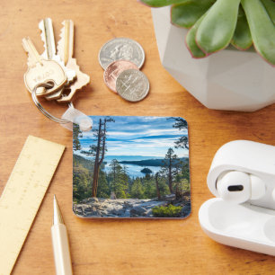 Coastline Emerald Bay, Lake Tahoe, California Key Ring