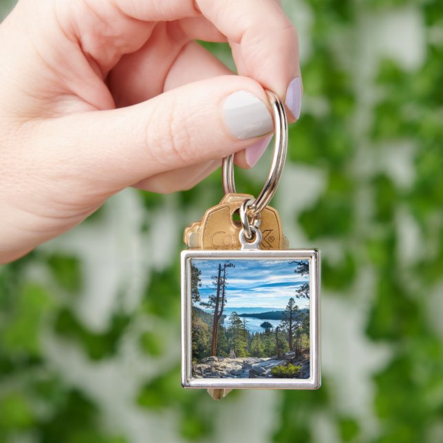 Coastline | Emerald Bay, Lake Tahoe, California Key Ring (Hand)