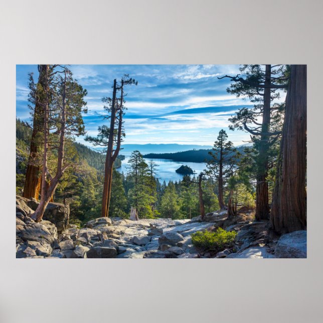 Coastline | Emerald Bay, Lake Tahoe, California Poster (Front)