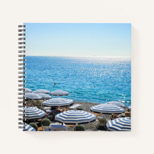 Coastline   French Riviera, Nice France Notebook