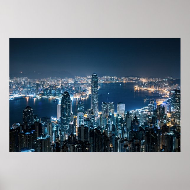 Coastline | Hong Kong Island, Asia Poster (Front)