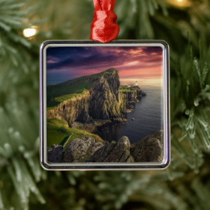 Coastline   Isle of Skye, Scotland Metal Ornament
