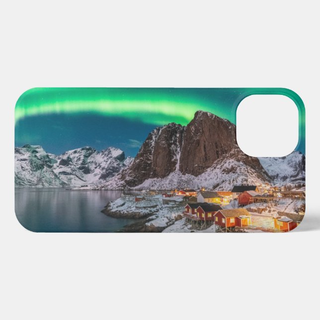Coastline | Lofoten Islands, Hamnoy, Norway iPhone Case (Back Horizontal)