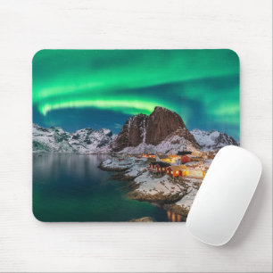Coastline Lofoten Islands, Hamnoy, Norway Mouse Pad