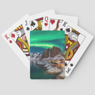 Coastline Lofoten Islands, Hamnoy, Norway Playing Cards